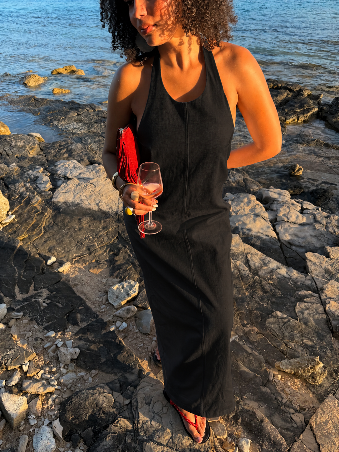 THE MAXI HALTER DRESS